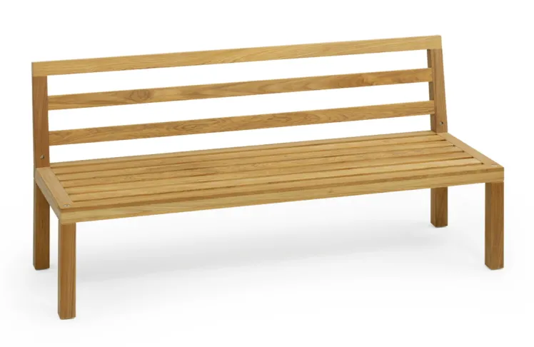Gartenbank Weish�upl New Hampton 4er Holzbank 180 cm Teakholzbank ohne Armlehnen